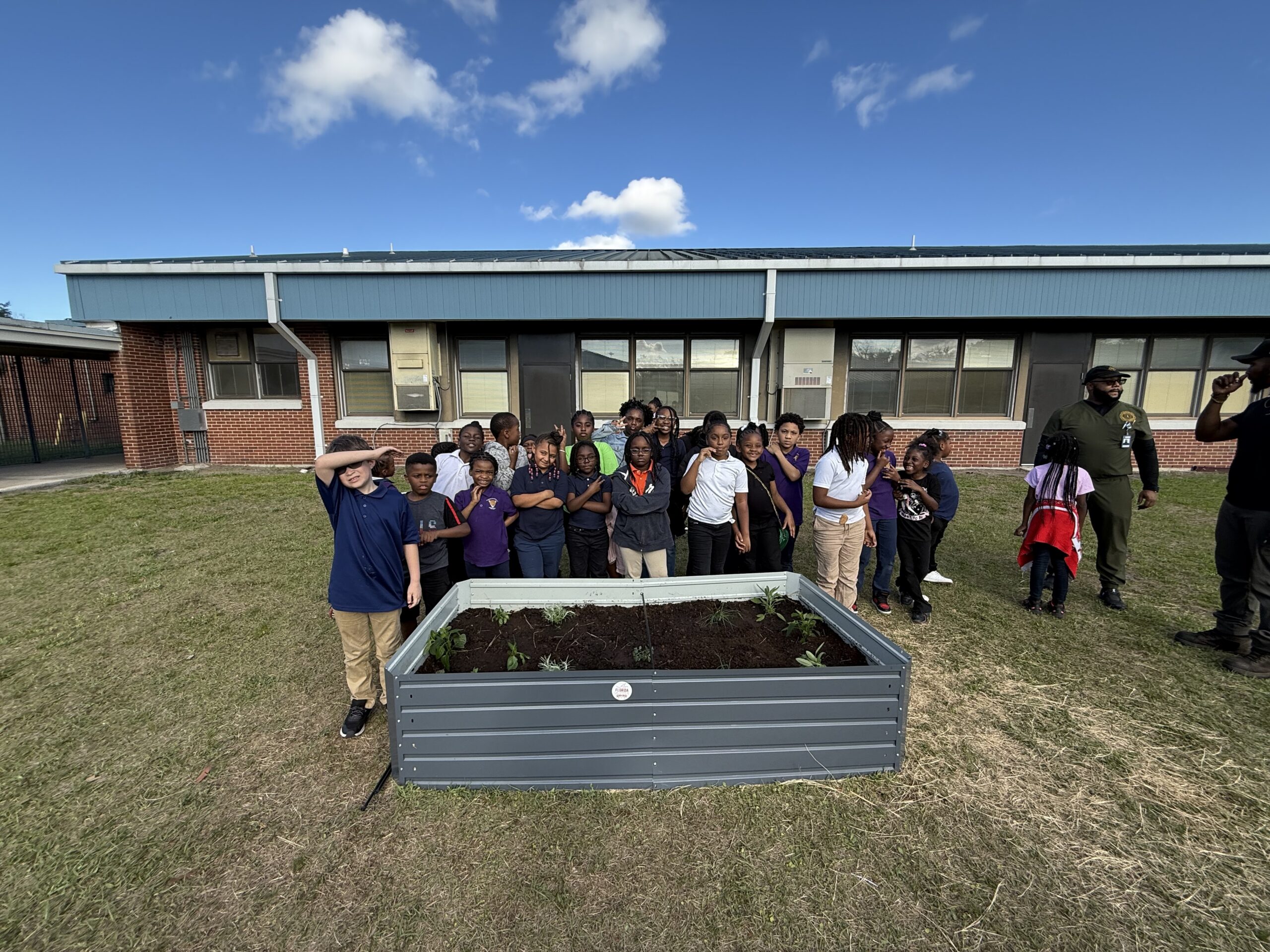 Growing Something Real: New Garden Beds Take Root at Jacksonville Elementary Schools